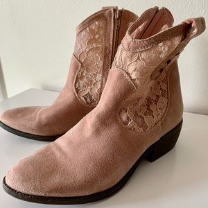 Charming Charlie Pink Ankle Boots